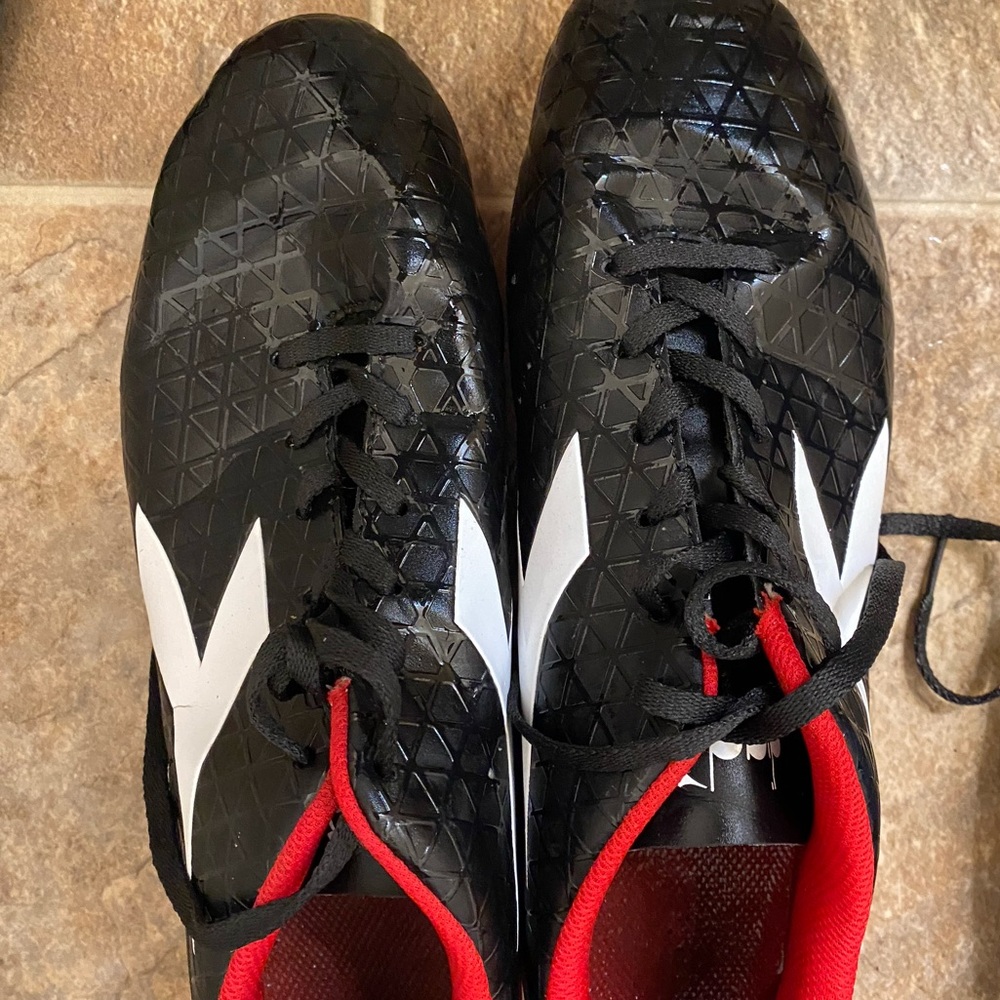 He’s cleats